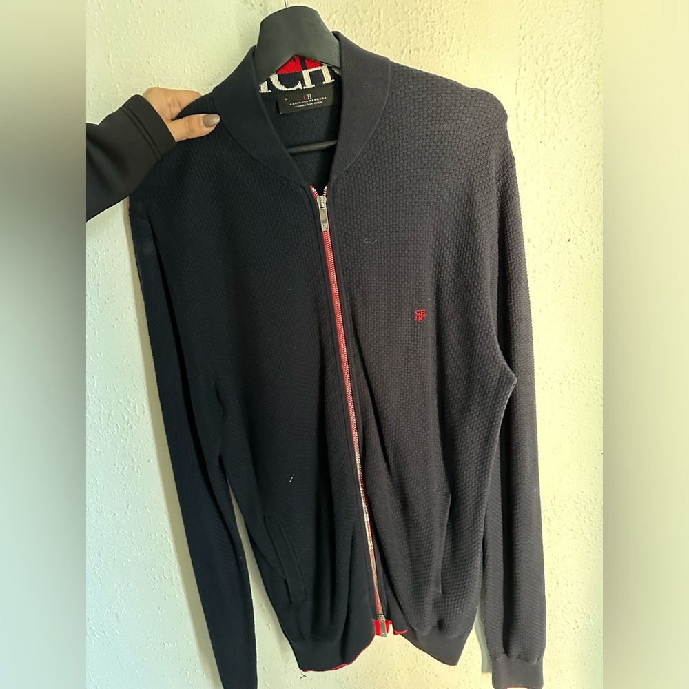Carolina Herrera zipper sweater